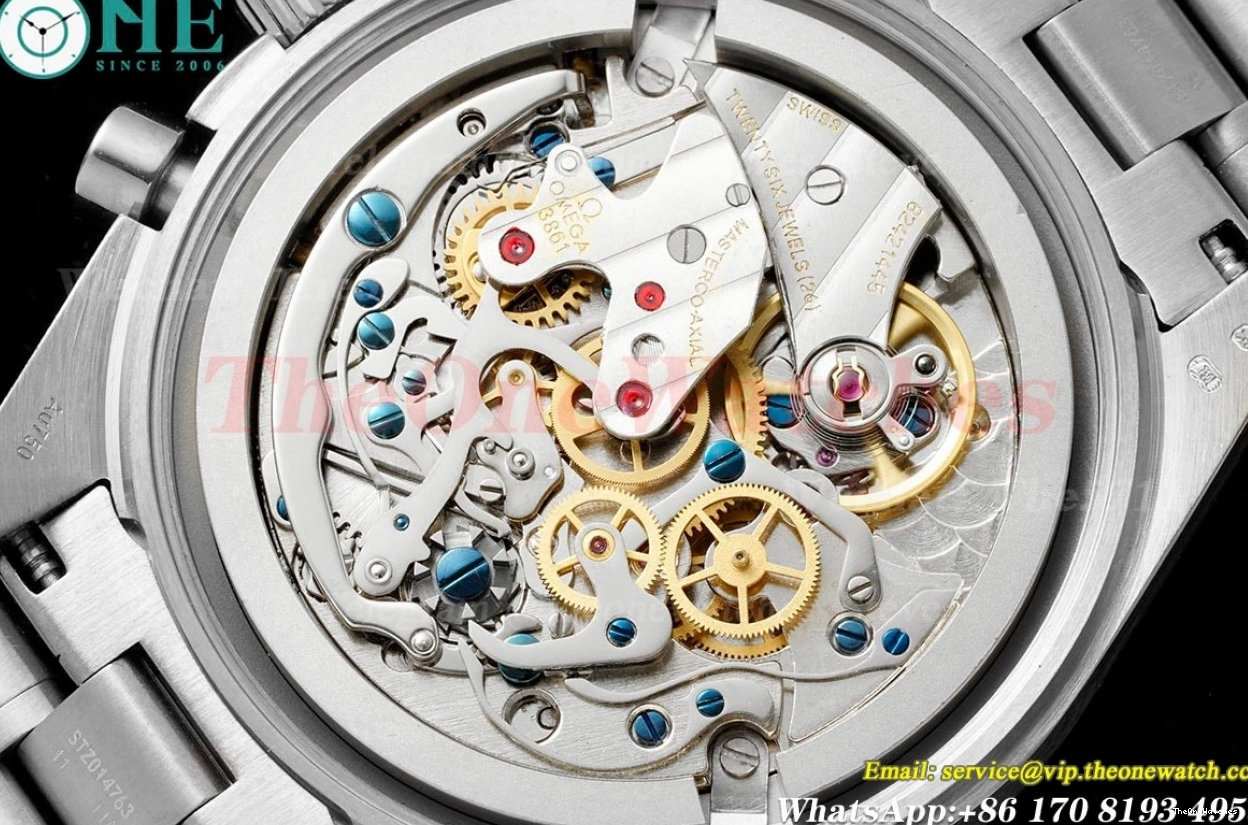 SS Speedmaster 41mm SS White A7750 RMF Dial Mod 0429